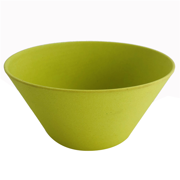 Natural bamboo fiber cup reusable gift salad bowl set