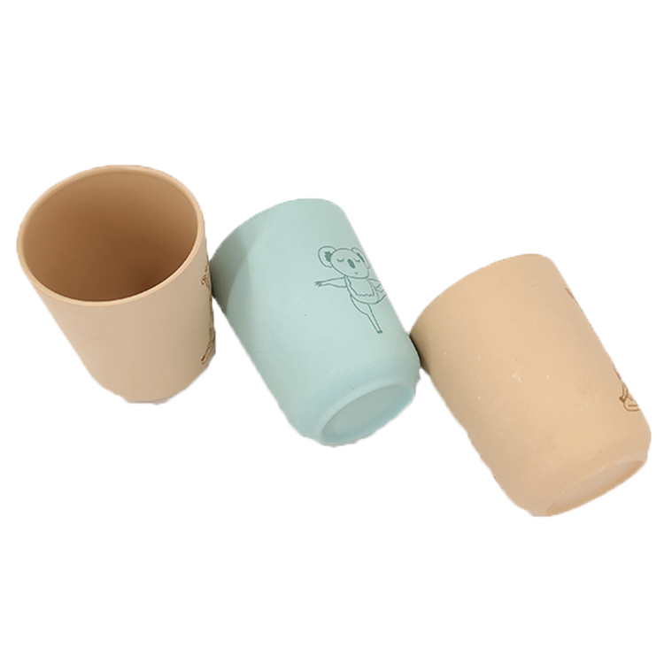 Healthy Non-chemical Bamboo Fiber Kid Cup Children Drink Water Mug