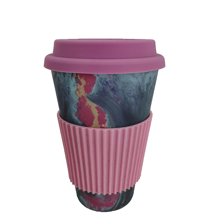 100% natural biodegradable eco friendly keep takeaway bamboo fiber coffee custom printed wholesale cups