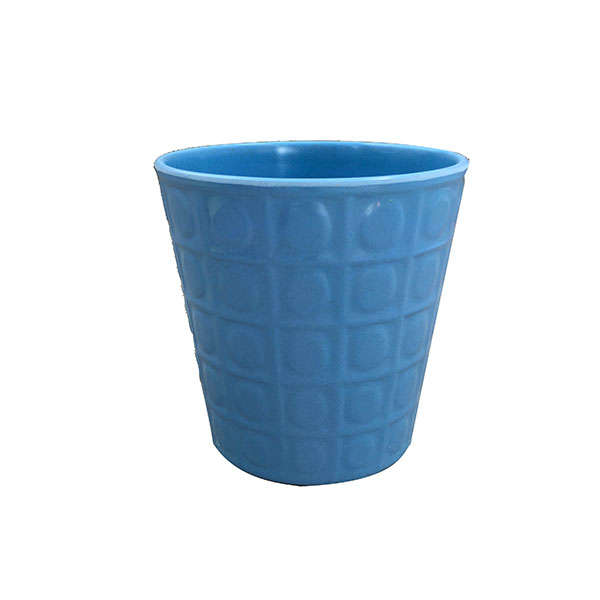 Hot selling eco-friendly biodegradable bamboo powder plant pot