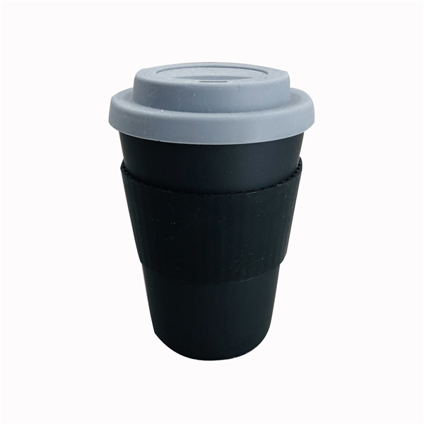 10oz bamboo fiber travel coffee mug cup for drinking