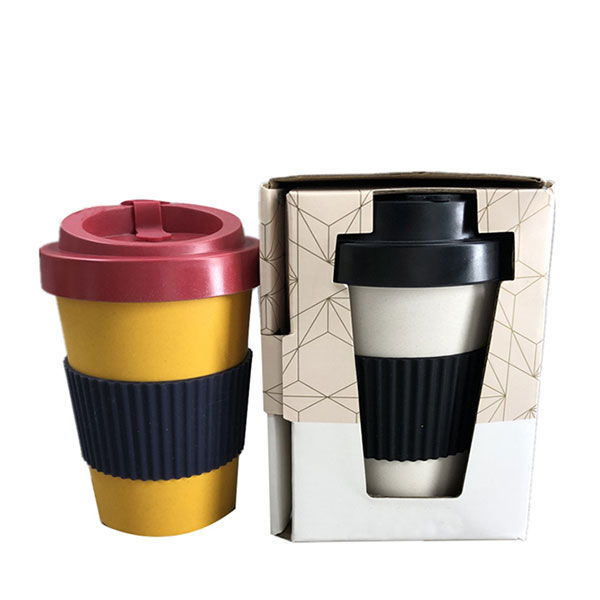 New tasteless reusable take away bamboo fibre coffee mugs cup