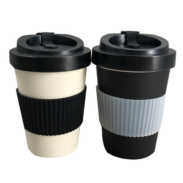 New tasteless reusable take away bamboo fibre coffee mugs cup