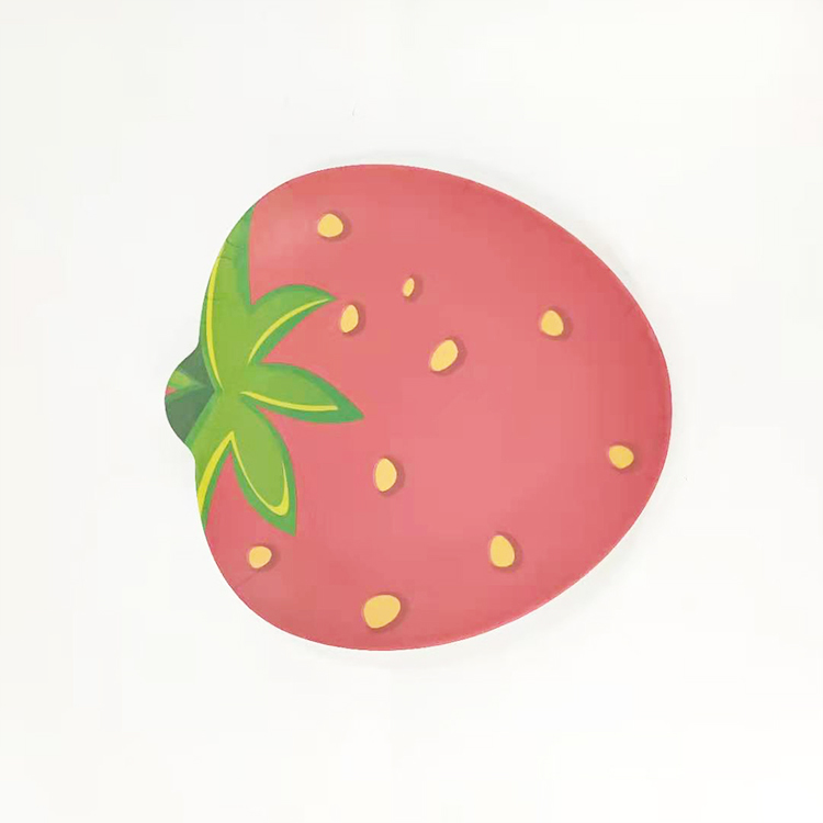 Hot sale Cartoon Fruit Pattern Biodegradable Bamboo Fiber Dinnerware Children's Dishes