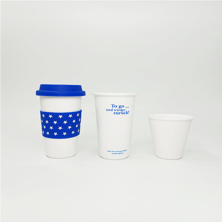 PLA material bamboo fiber cups tableware leisure entertainment sample bamboo fiber degradable cups