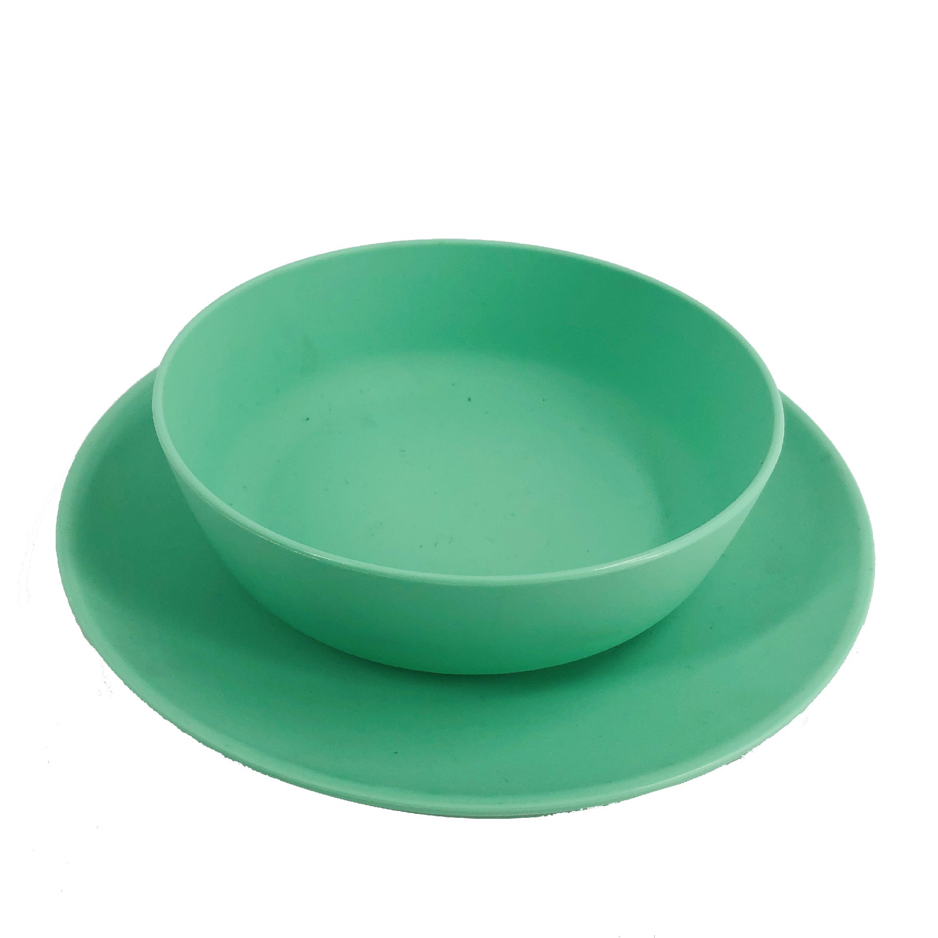 Customized sustainable pla 100% biodegradable bamboo fiber dinnerware party kids tableware set