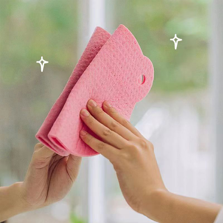 Customized Eco-friendly Natural Renewable swedish dishcloth cellulose sponge cloths kitchen cellulose sponge facial dishcloth