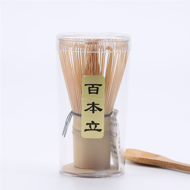 Custom Logo Matcha Powder Whisk Brush Tools Kitchen Accessories Bamboo Matcha Whisk