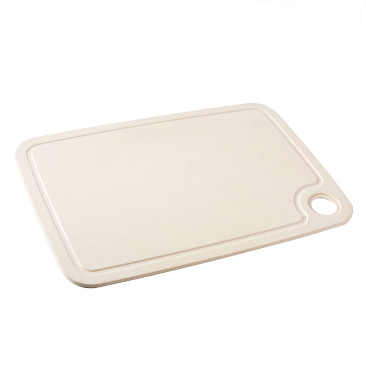 Wholesale custom biodegradable rice husk board compostable kitchen home tableware chopping board set