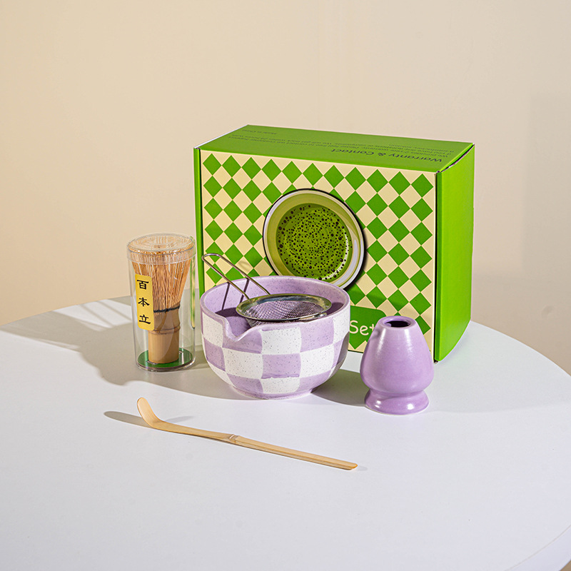 Matcha Set Wholesale Luxury 5 Piece Matcha Set Matcha Tea Set with Box for Coffee & Tea Enthusiasts