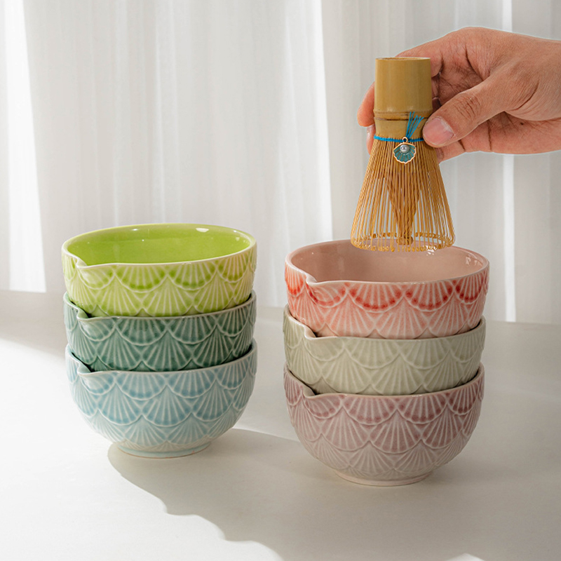 Coffee Tea Sets Accessories Ceremonial Grade Matcha Tea Set Bamboo Chasen Matcha Making Whisk Ceramic Chawan Matcha Kit Tools